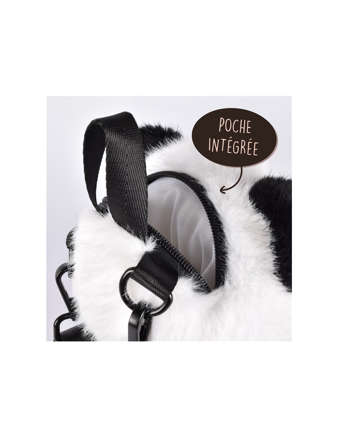 Mochila Peluche Panda 28 cms