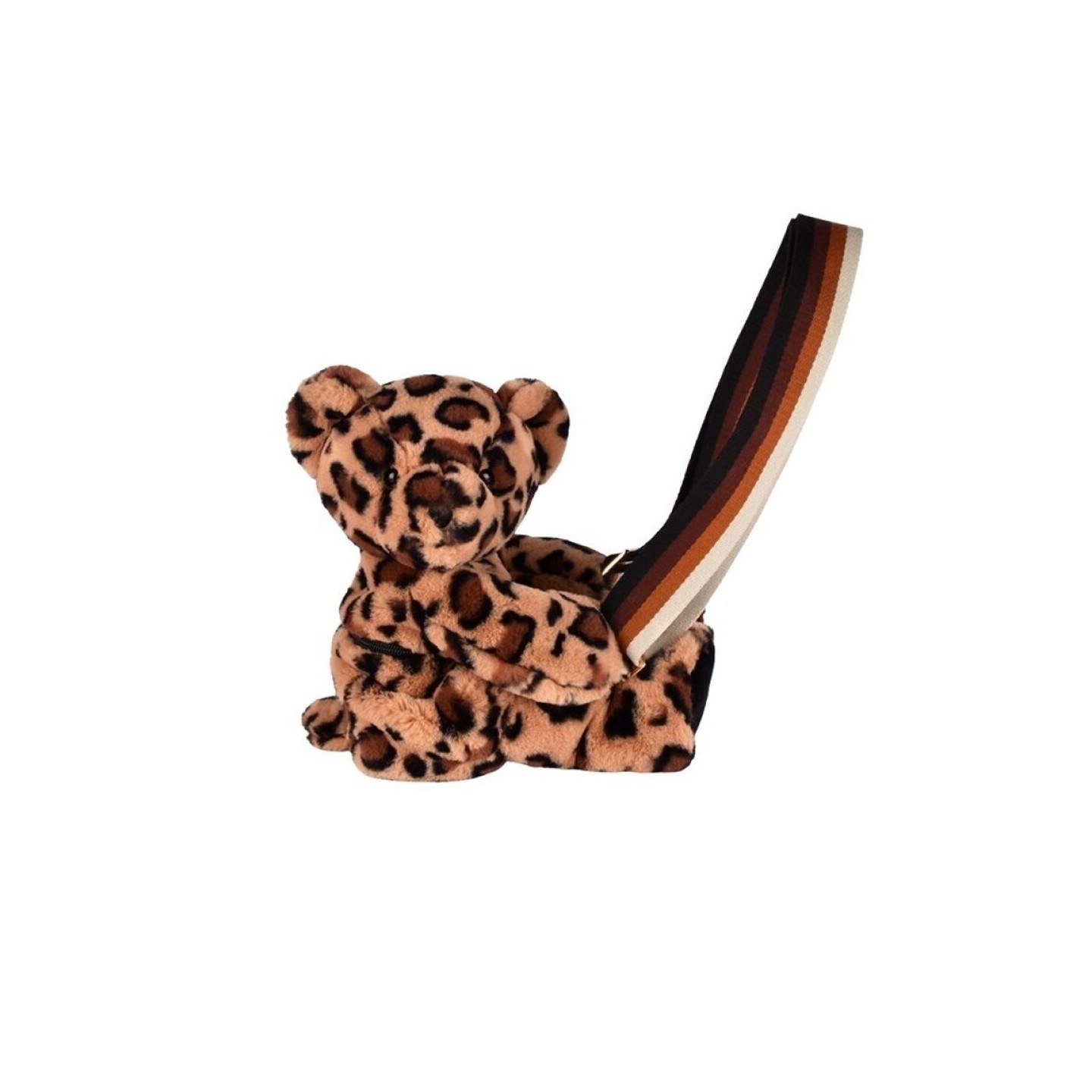 Bolso Peluche Oso Leopardo
