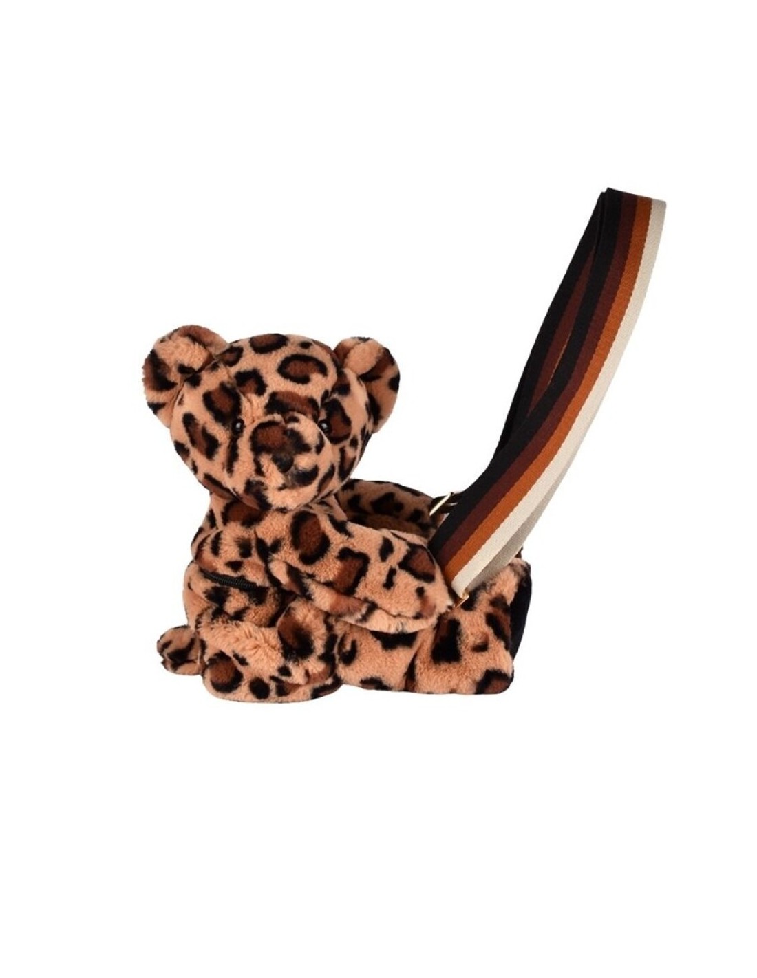 Bolso Peluche Oso Leopardo
