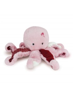 Peluche Pulpo Rosa 40x30 cms