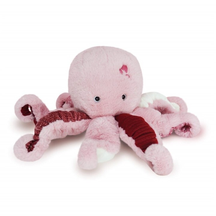Peluche Pulpo Rosa 40x30 cms