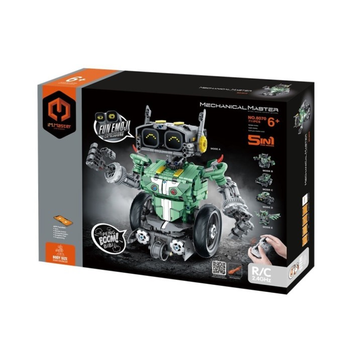iMMaster Robot Radiocontrol Verde 5 en 1 - 711 Piezas
