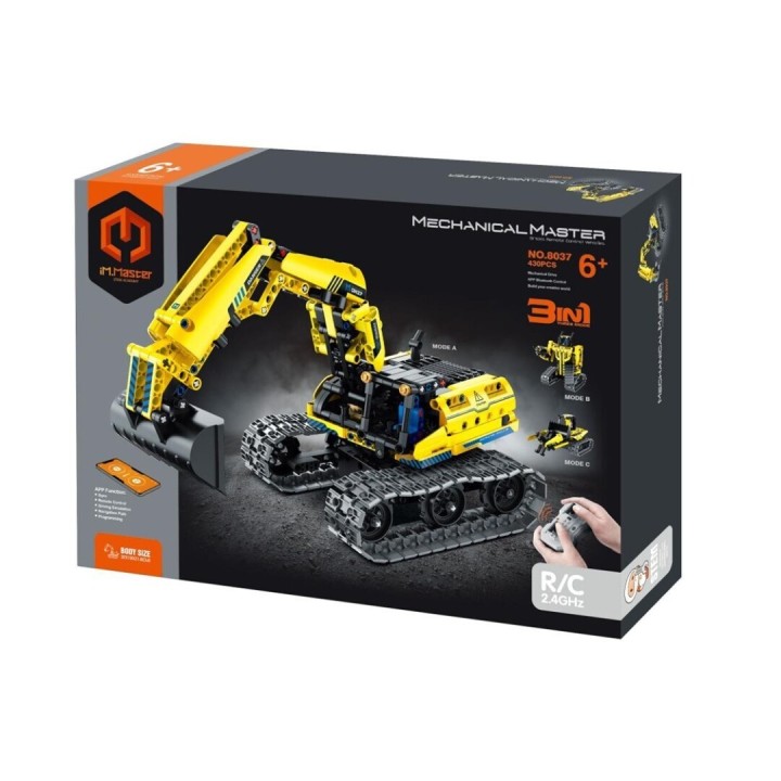 iMMaster Grúa y Robot Radiocontrol 3 en 1 - 430 Piezas