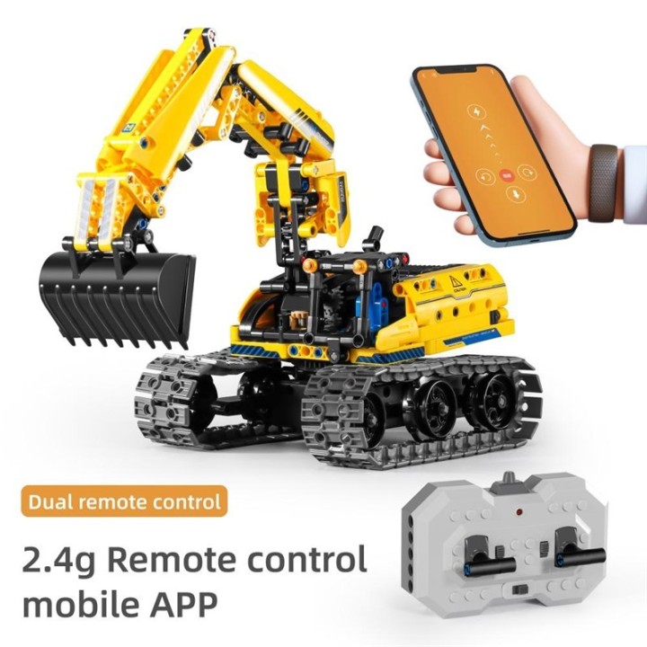 iMMaster Grúa y Robot Radiocontrol 3 en 1 - 430 Piezas