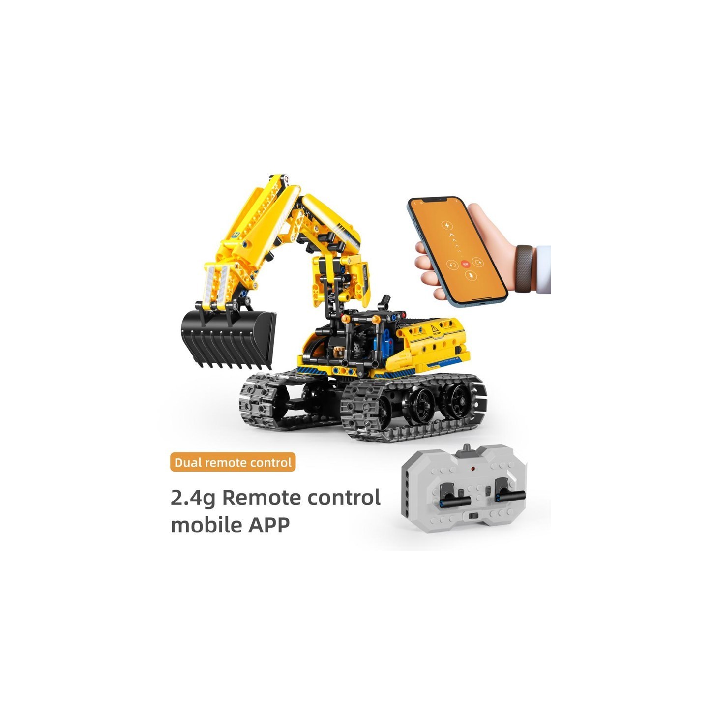 iMMaster Grúa y Robot Radiocontrol 3 en 1 - 430 Piezas