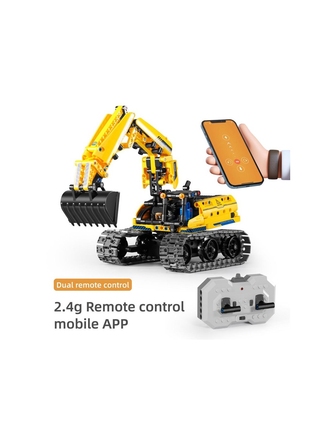 iMMaster Grúa y Robot Radiocontrol 3 en 1 - 430 Piezas