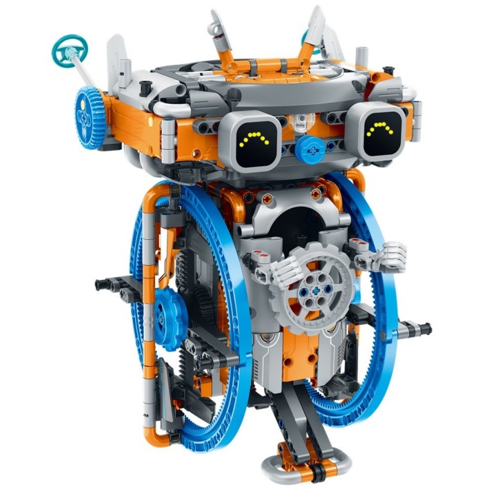 iMMaster Robot Radiocontrol Azul y Naranja 5 en 1 - 746 Piezas