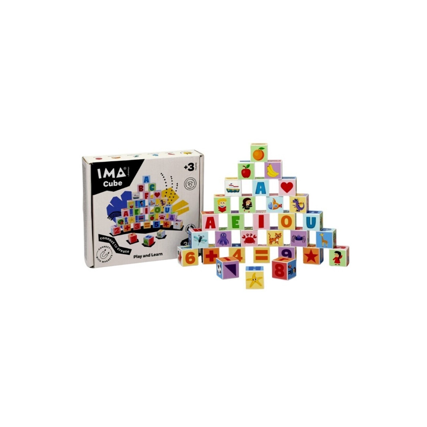 Imanix Cube It Letras - 36 Piezas