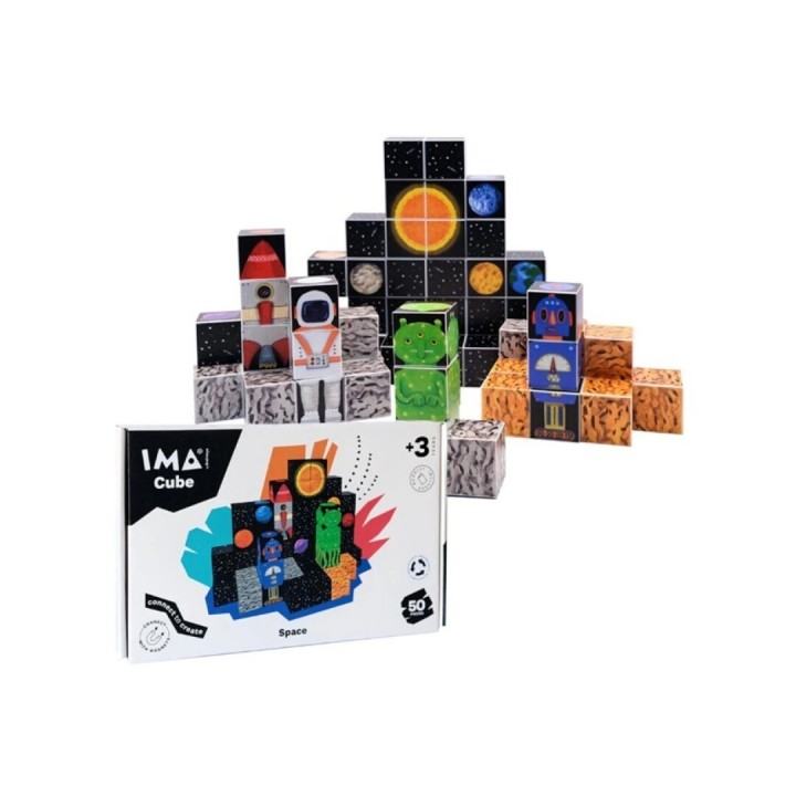Imanix Cube It Espacio 50 Piezas