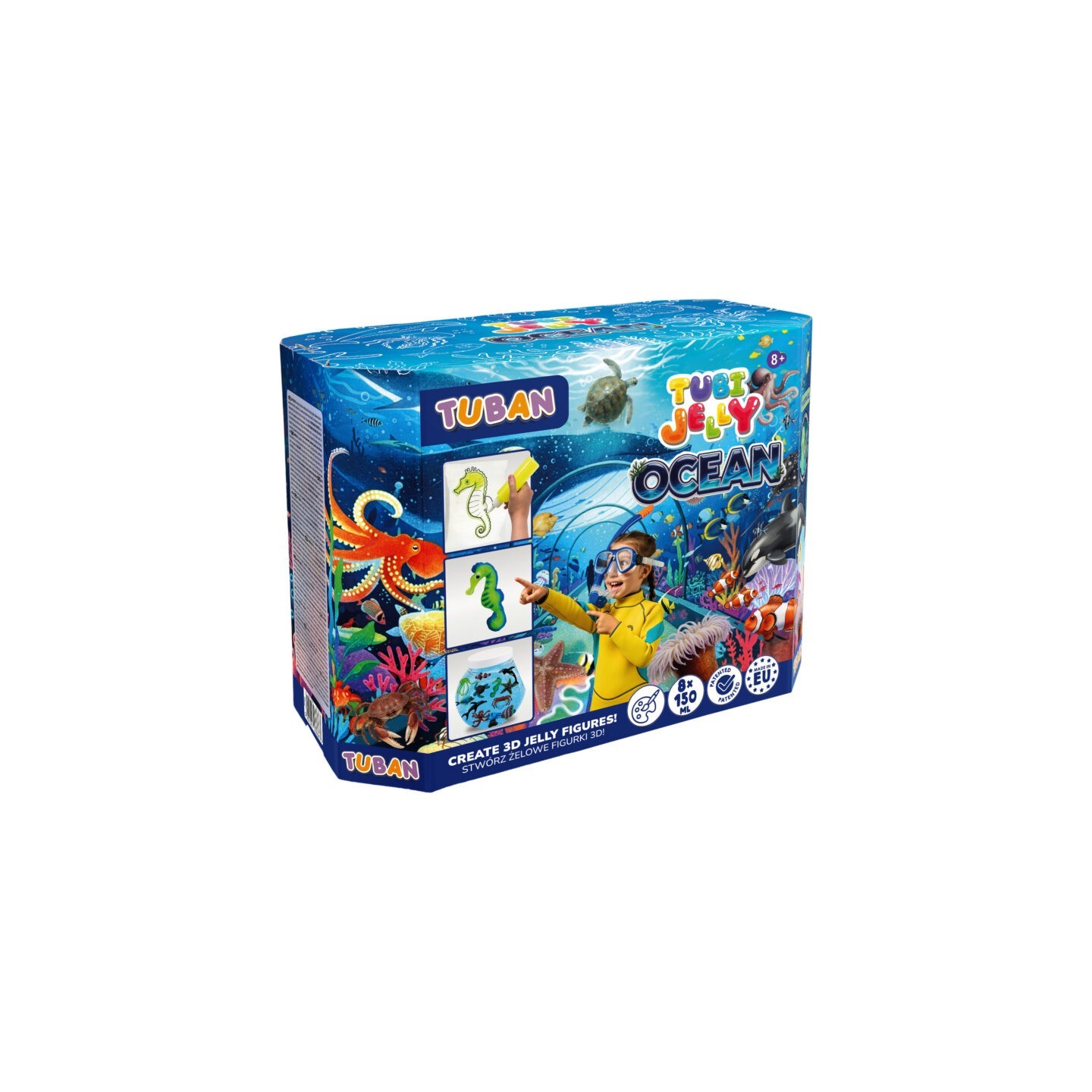 Kit Creativo Figuras 3D – Gran Acuario Océano
