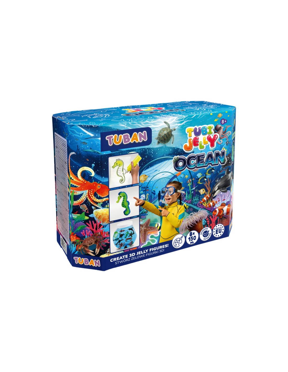 Kit Creativo Figuras 3D – Gran Acuario Océano