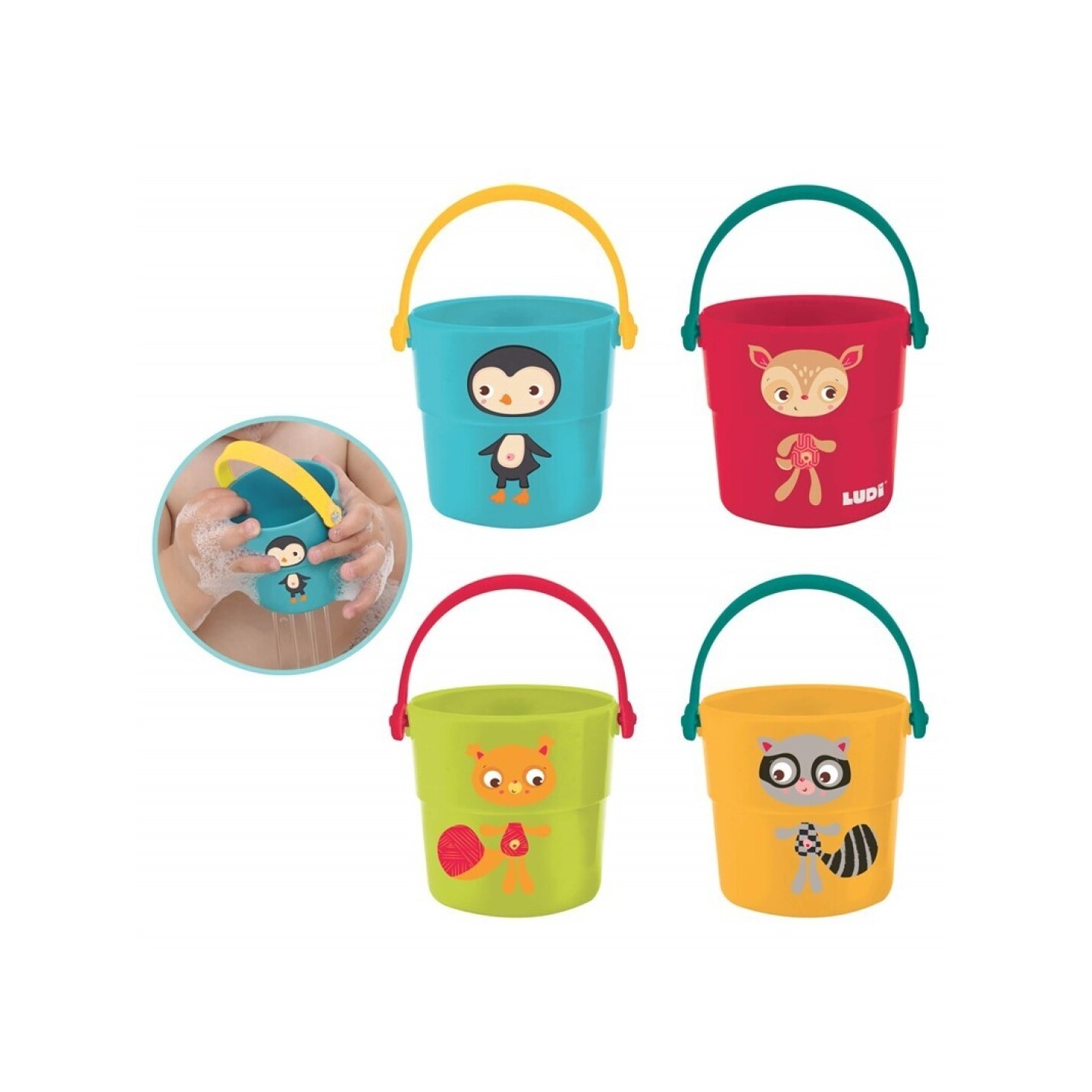 Cubos Animalitos para el Baño