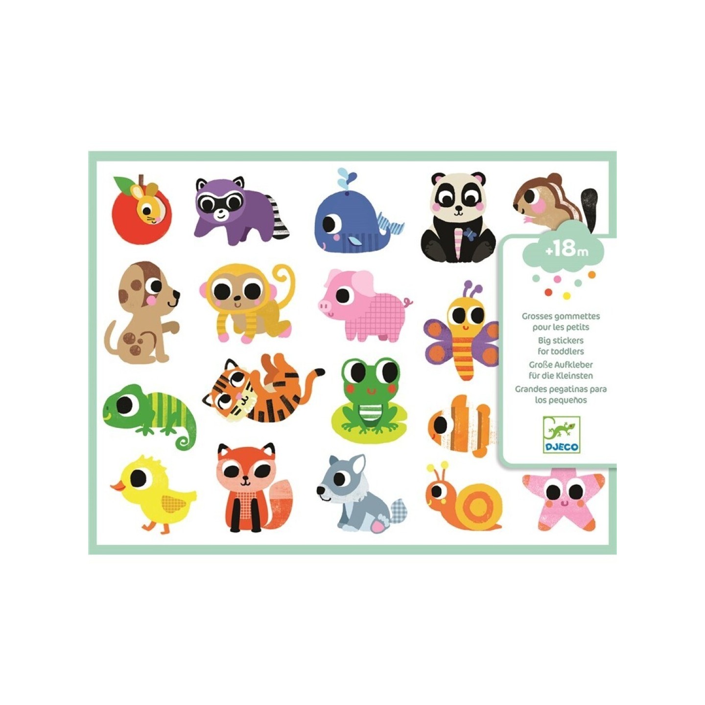 Pegatinas para los más pequeños de Animales