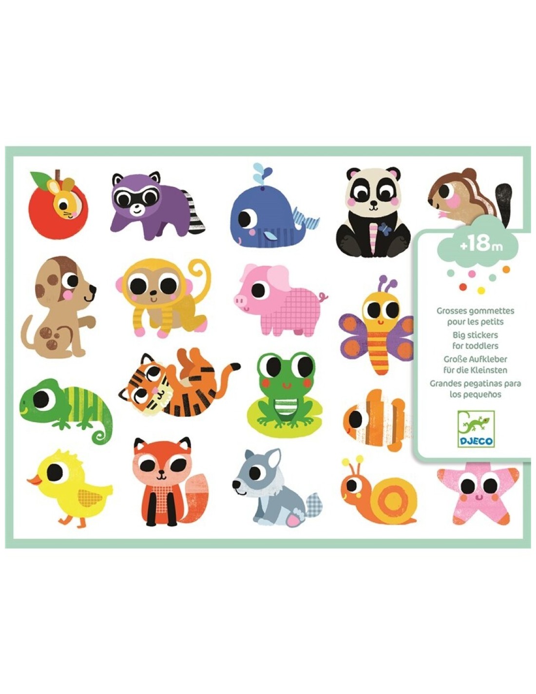 Pegatinas para los más pequeños de Animales