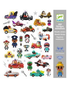 Pegatinas El Universo de los Crazy Motors