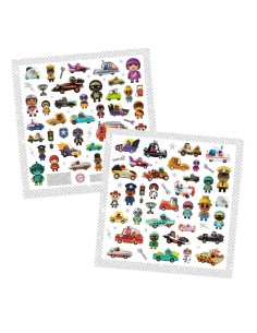Pegatinas El Universo de los Crazy Motors 2
