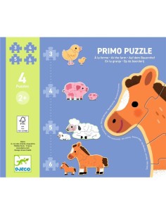 Puzle Evolutivo En la granja 3, 4, 5 y 6 Piezas