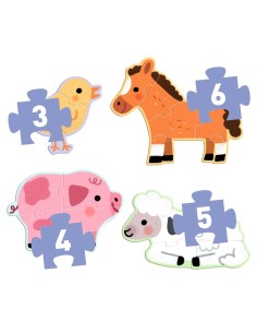 Puzle Evolutivo En la granja 3, 4, 5 y 6 Piezas 2