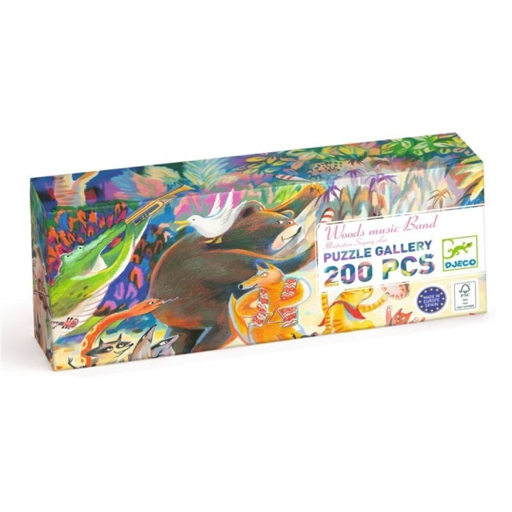 Puzle Galeria Woods Music Band 200 Piezas
