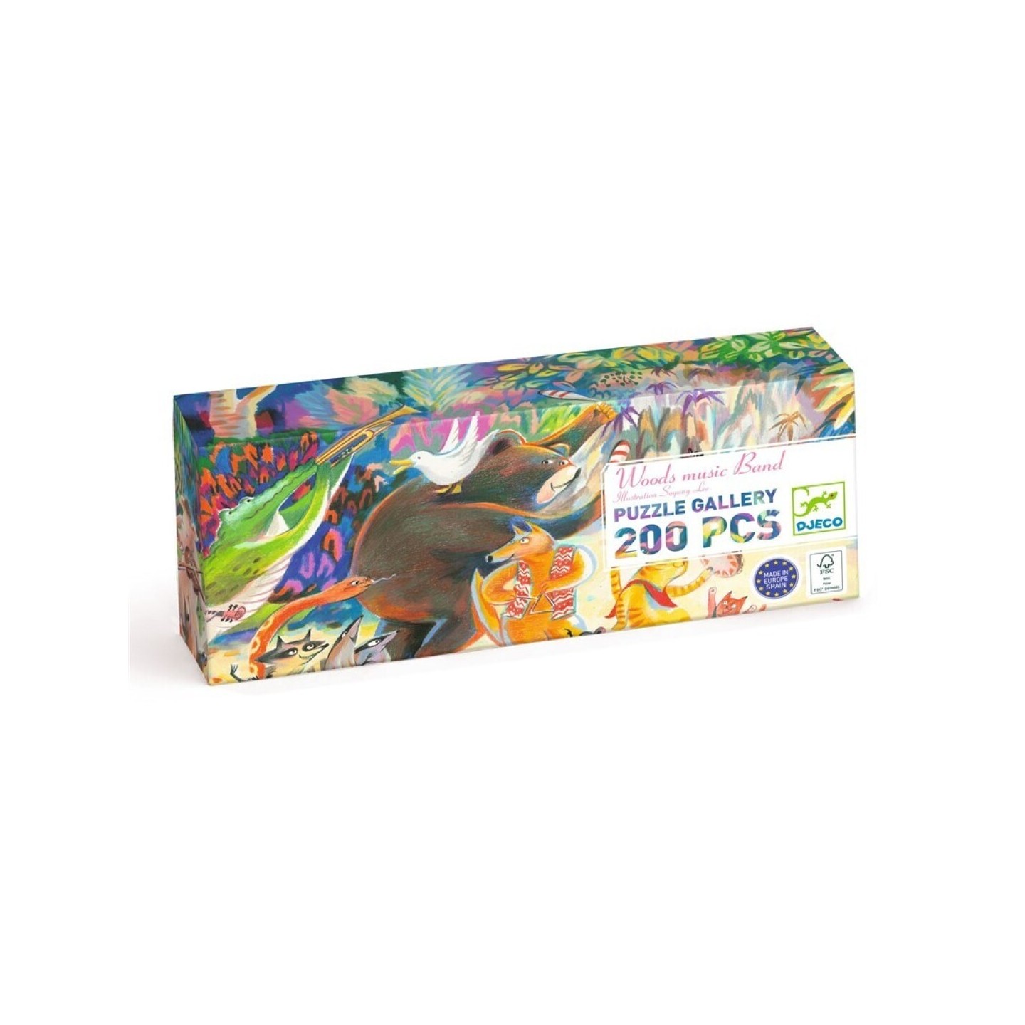 Puzle Galeria Woods Music Band 200 Piezas