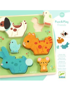 Puzle de Madera Puzz & Play Friends