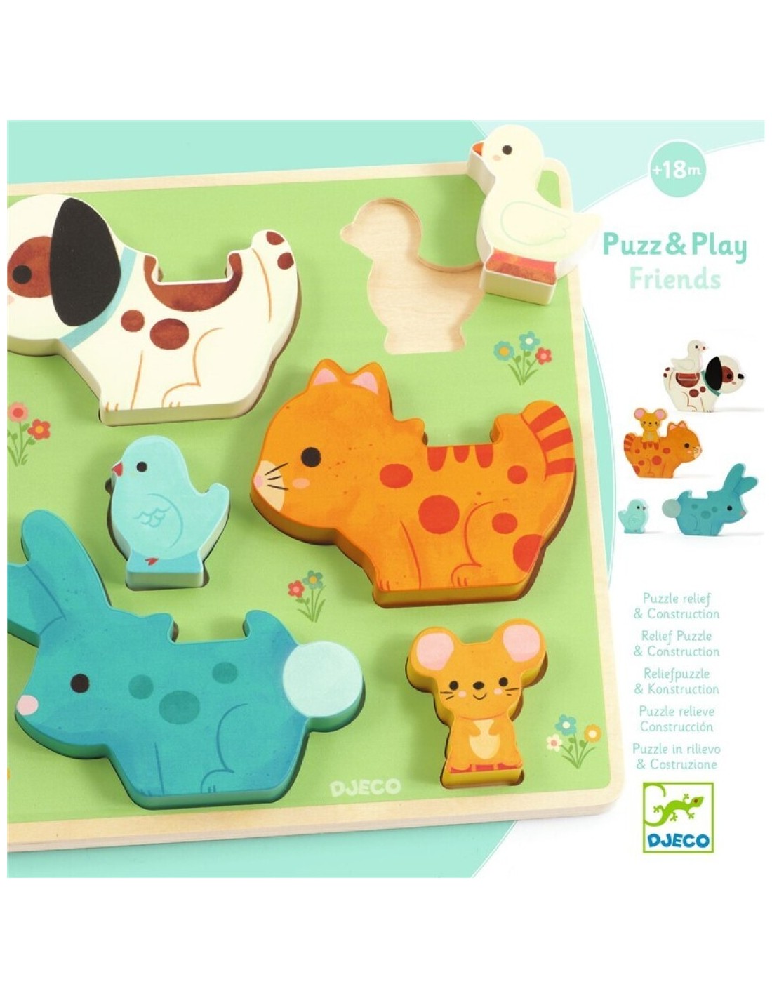 Puzle de Madera Puzz & Play Friends