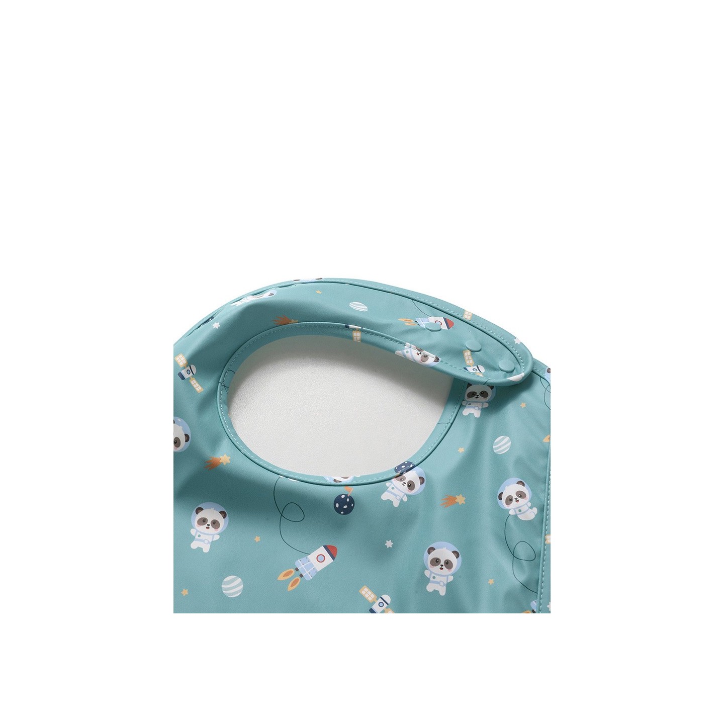 Babero Impermeable Pandas in Space