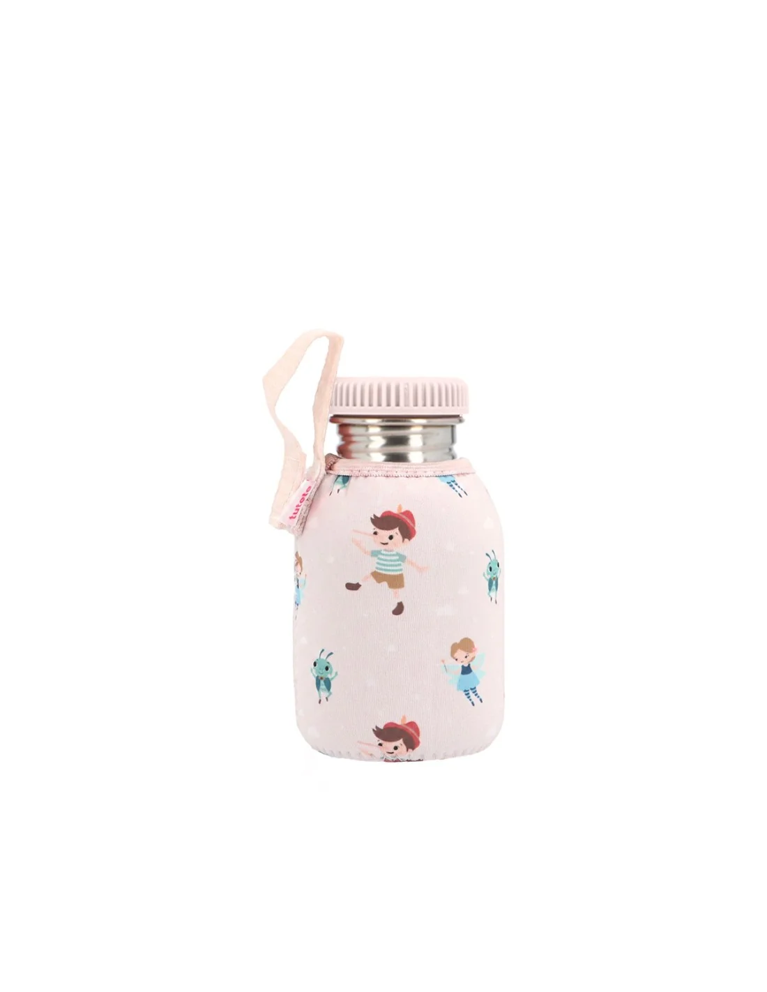 Botella Acero con Funda Wooden Boy Tutete 350ml