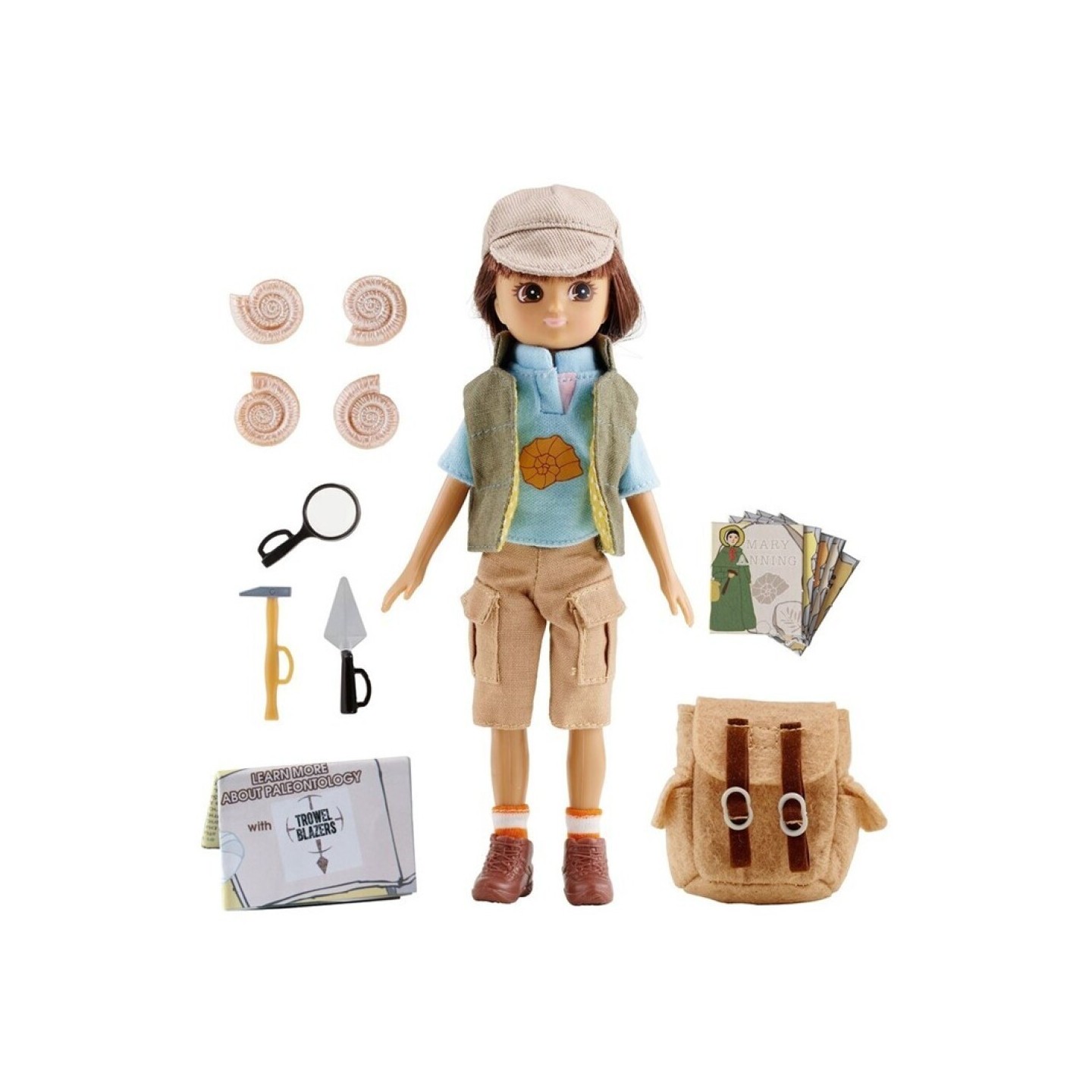 Muñeca Lottie Buscadora de Fósiles - Colección Oro