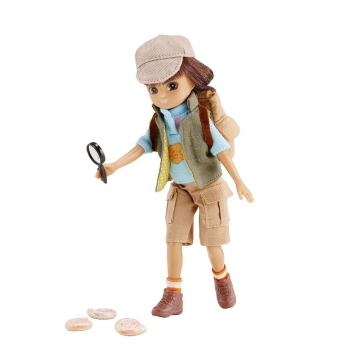 Muñeca Lottie Buscadora de Fósiles - Colección Oro