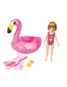 Muñeca Lottie en la Piscina