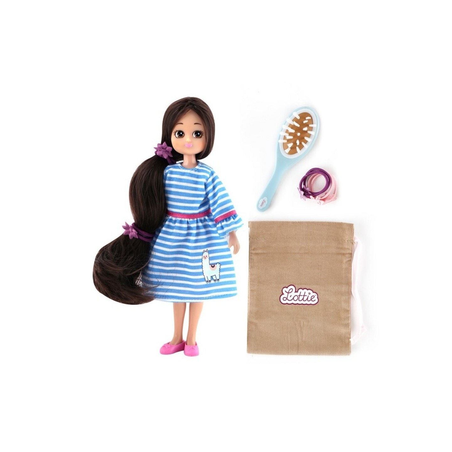 Muñeca Lottie y su Larga Melena