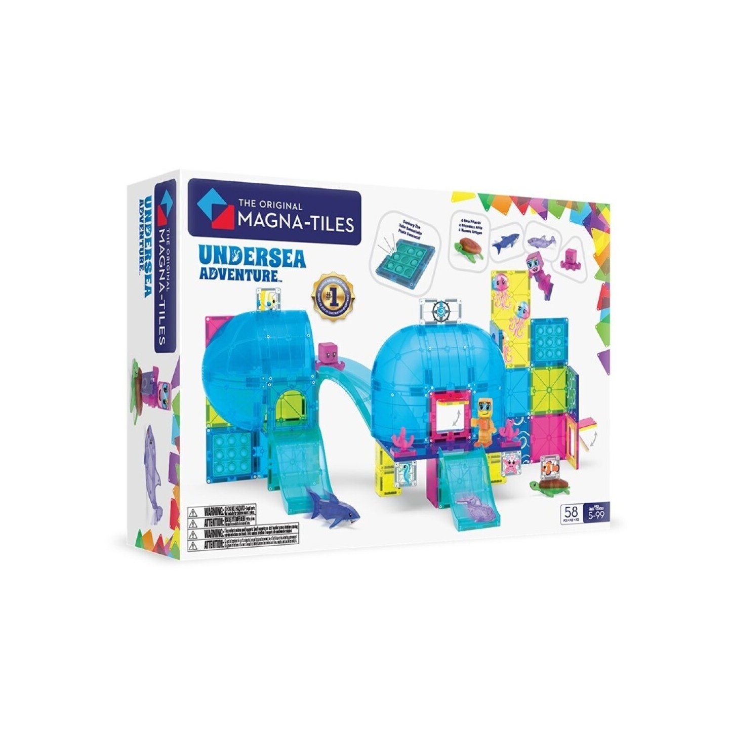 Magna Tiles Undersea Adventure 58 Piezas