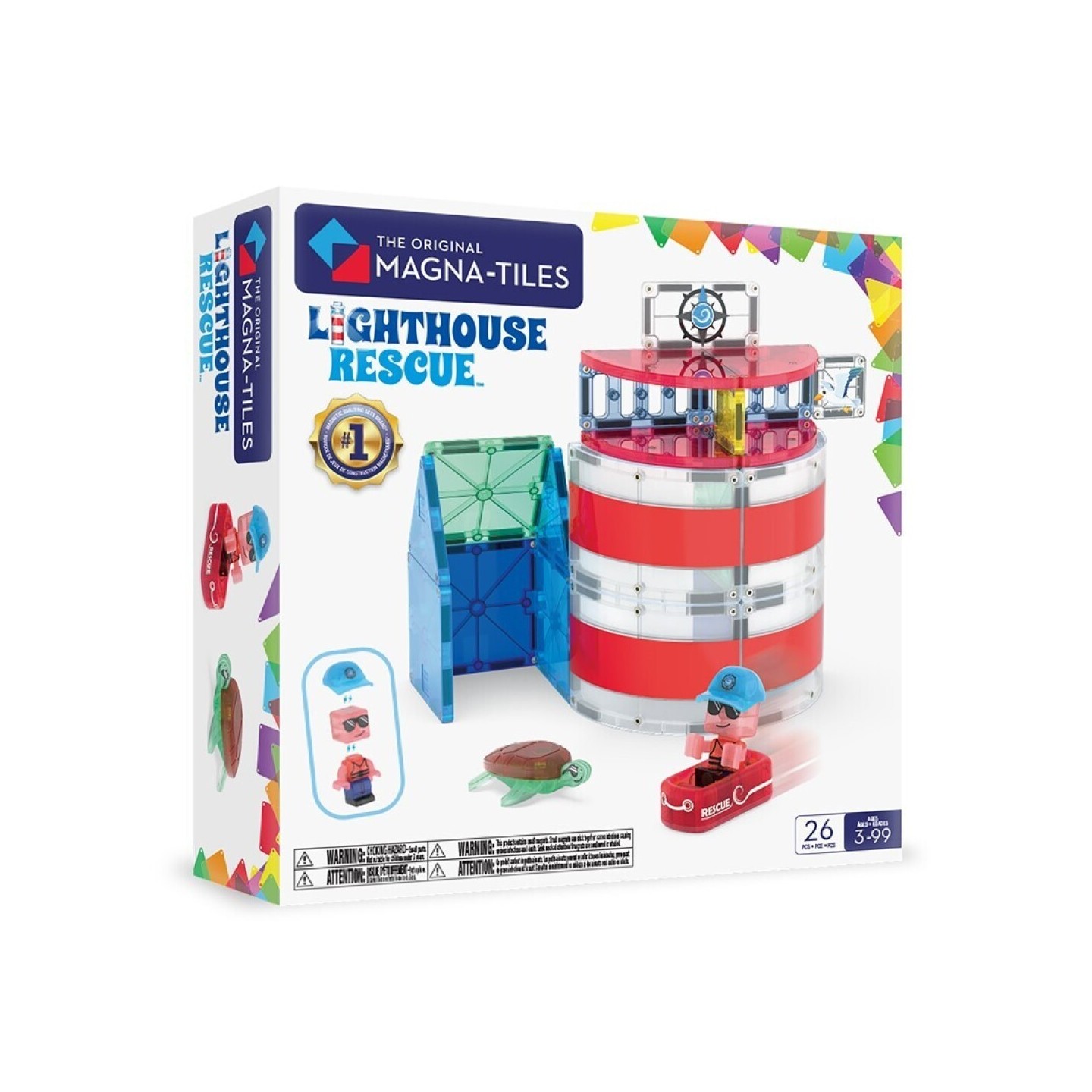 Magna Tiles Lighthouse Rescue 26 Piezas