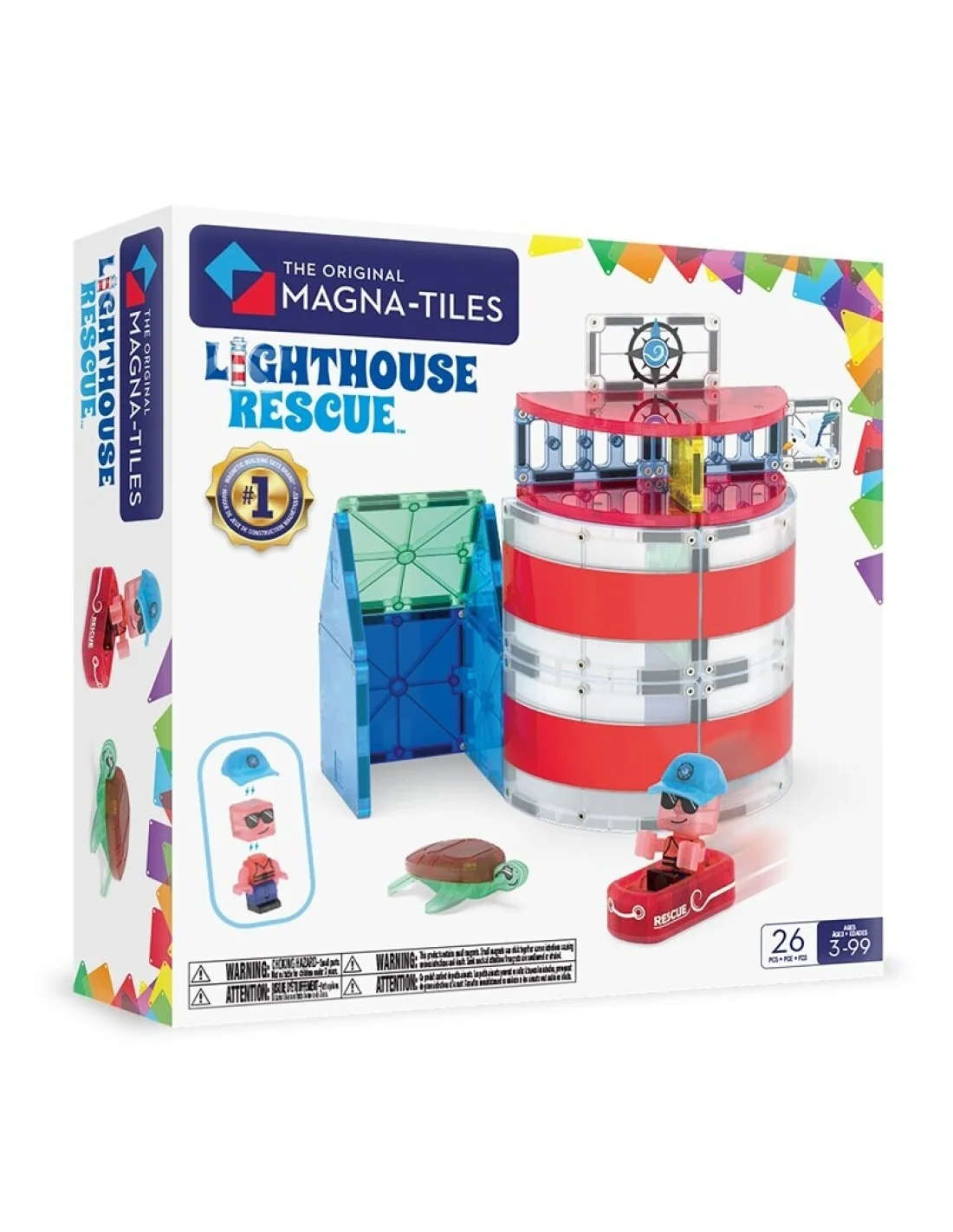 Magna Tiles Lighthouse Rescue 26 Piezas