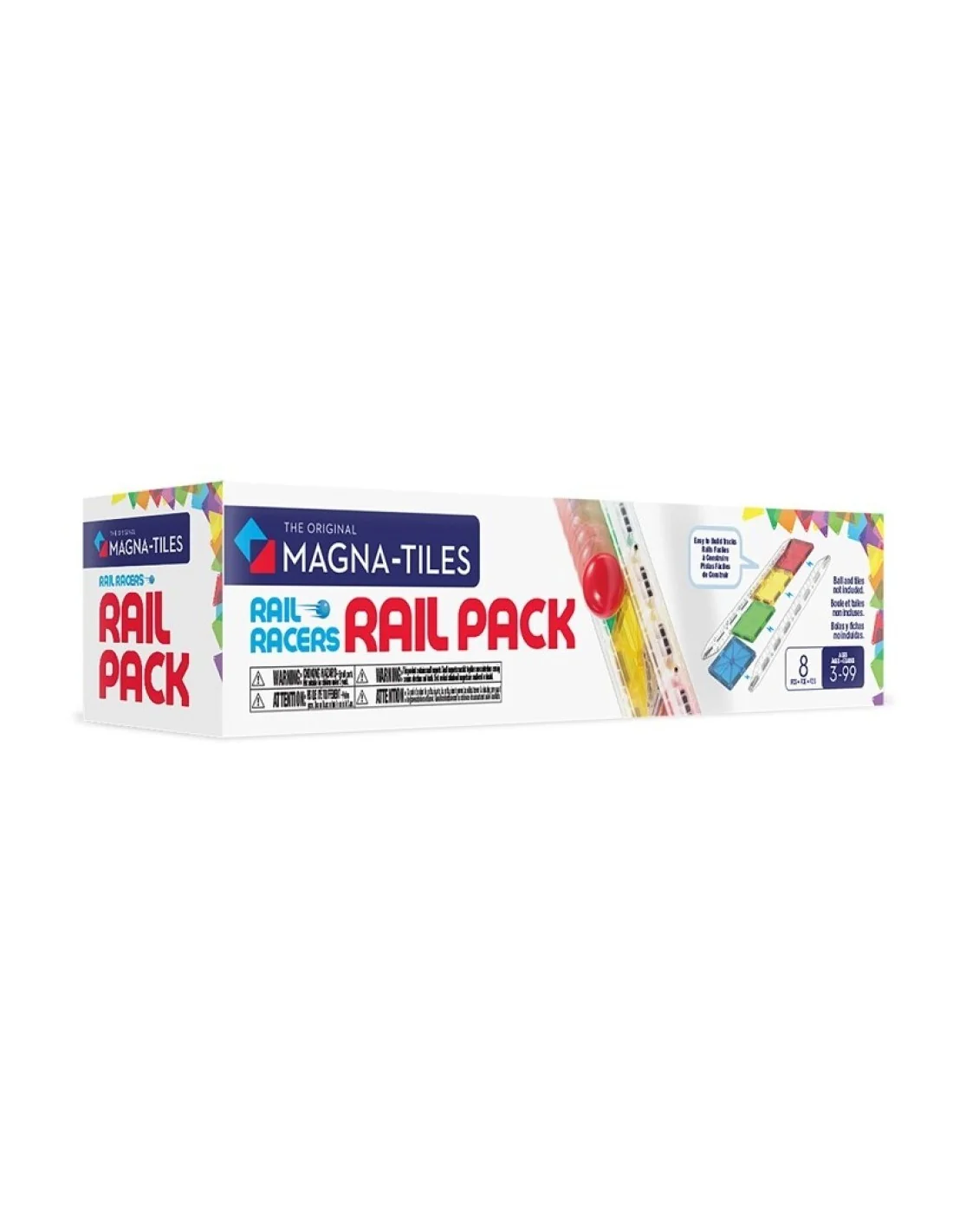 Magna Tiles Accesorio Rail Racer 8 Piezas