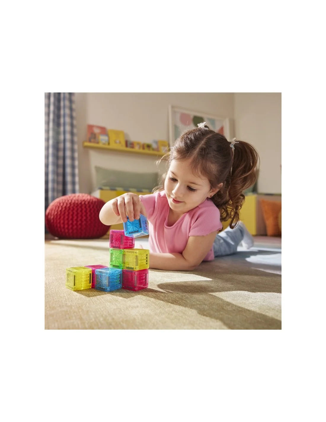 Magna Tiles Cubes 9 Piezas