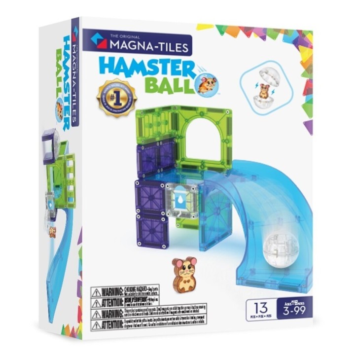 Magna Tiles Bola de Hamster 13 Piezas