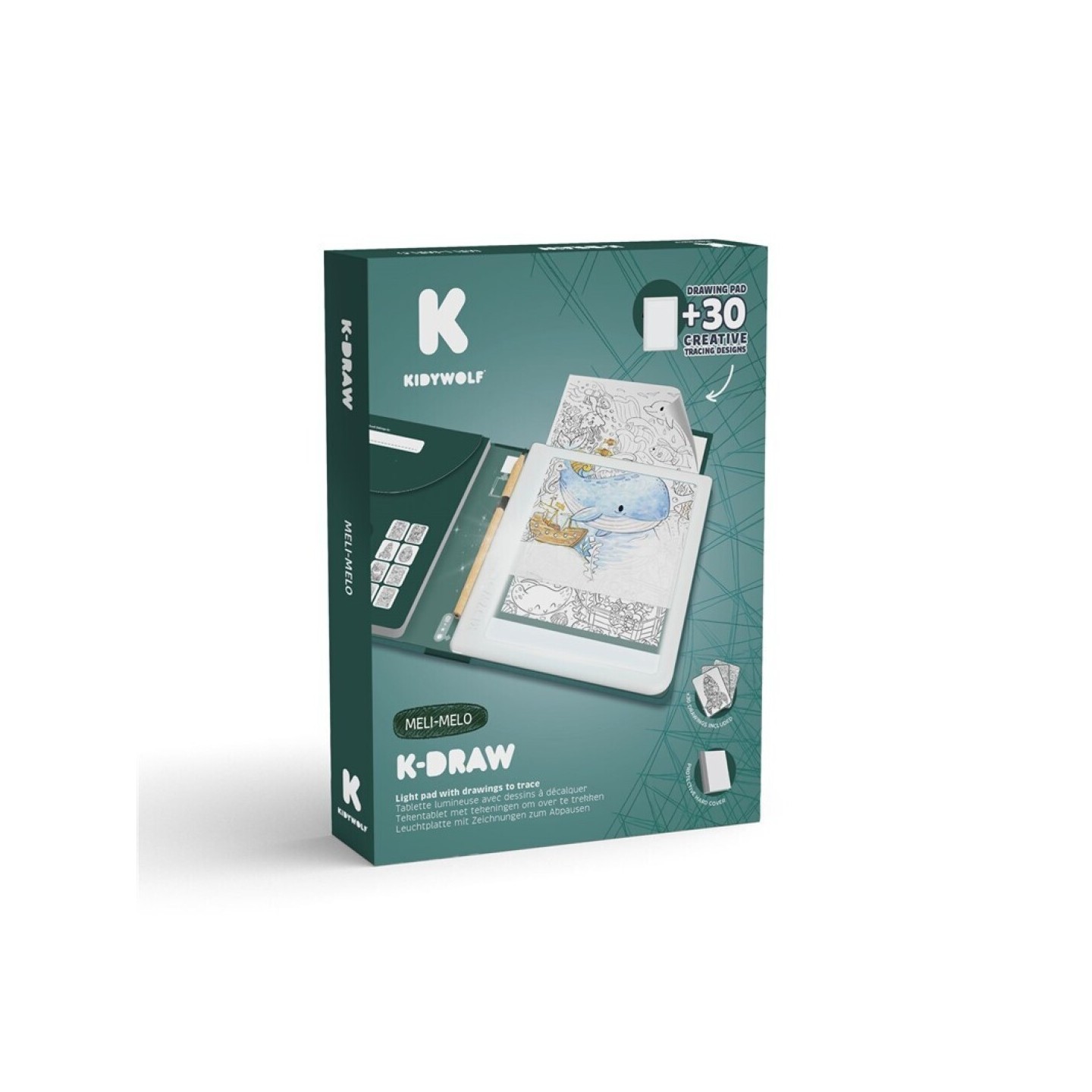 Tableta Retroiluminada KIDYDRAW PAD Meli Melo