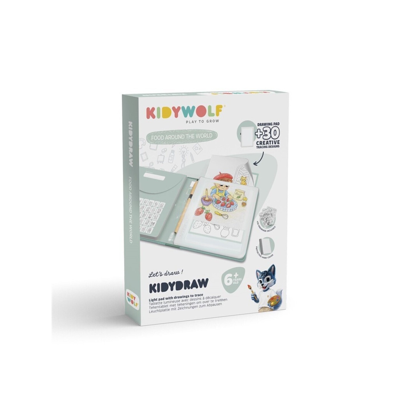 Tableta Retroiluminada KIDYDRAW PAD Alimentos