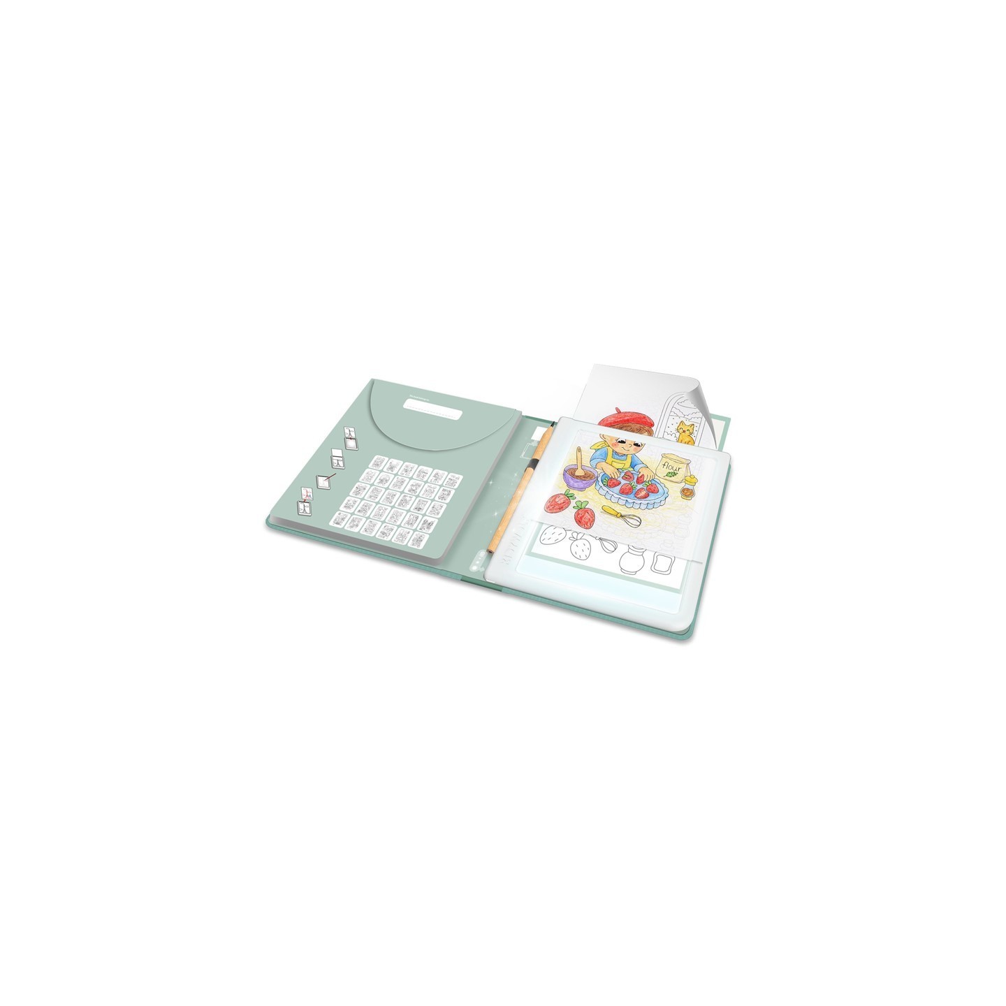 Tableta Retroiluminada KIDYDRAW PAD Alimentos