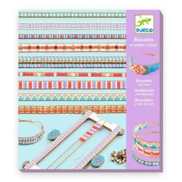 Set Pulseras con Telar y Cuentas
