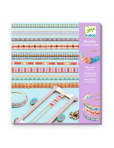 Set Pulseras con Telar y Cuentas