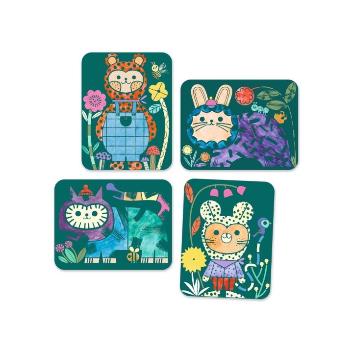 Pintura Mágica- Animales disfrazados