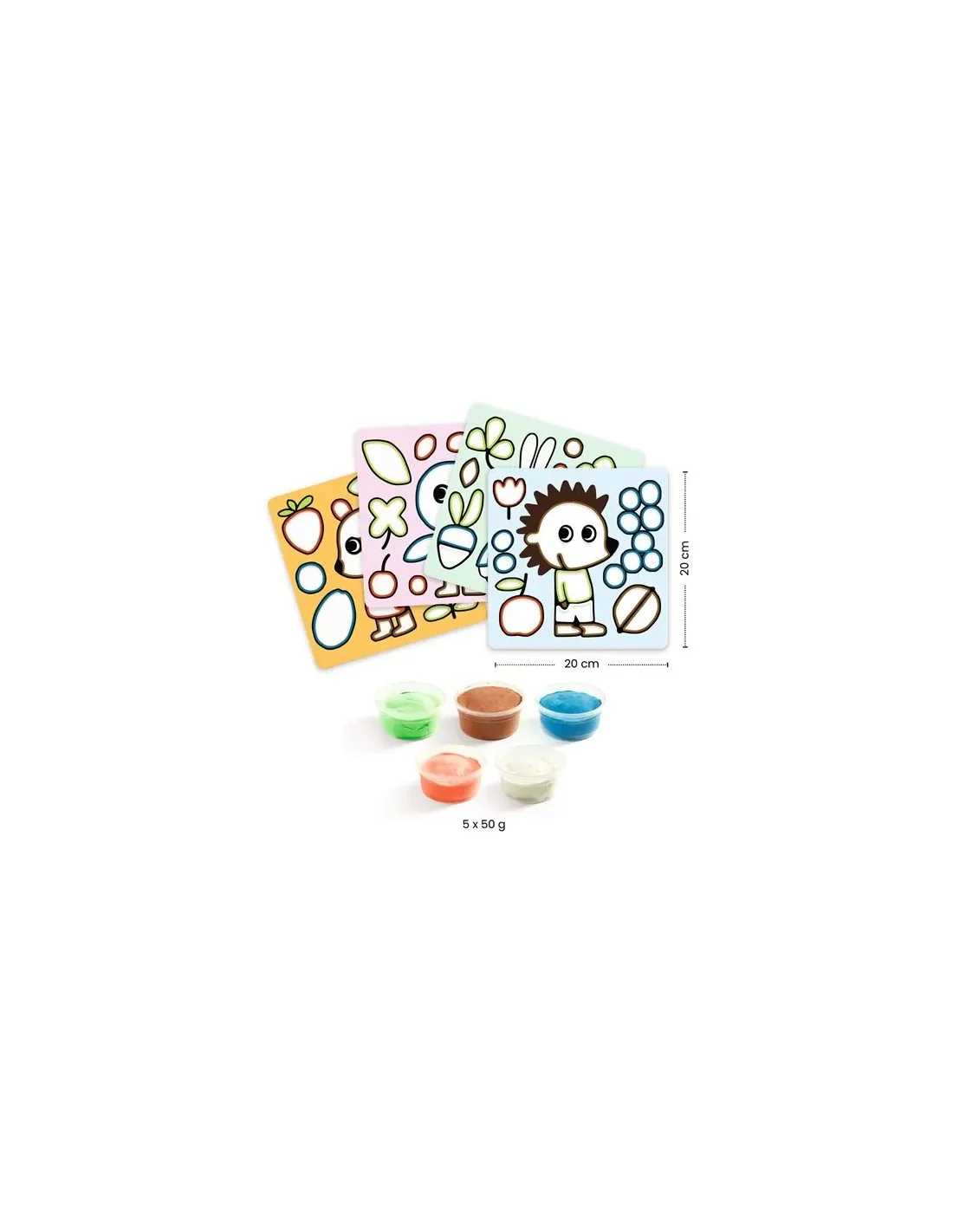 Colorear con Arcilla - Traviesos del Jardín
