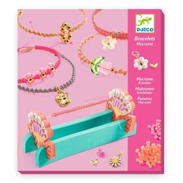 Crea Pulseras de Macramé Rosas