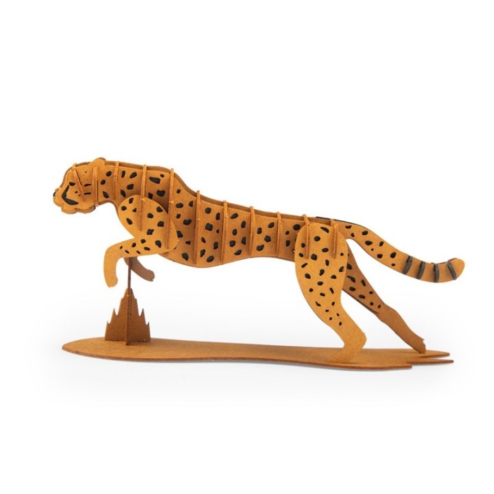 Puzle 3D Tout Autour Guepardo