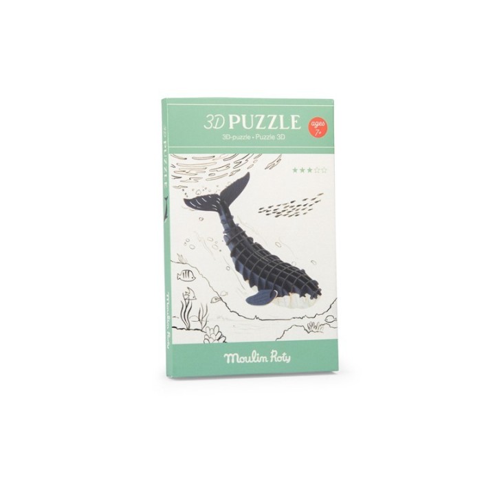 Puzle 3D Tout Autour Ballena