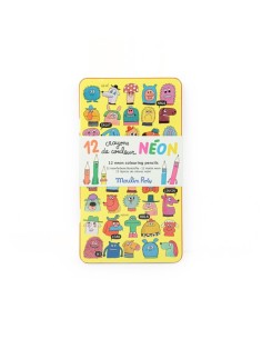 12 Lápices de Colores Neón Les Petites Merveilles