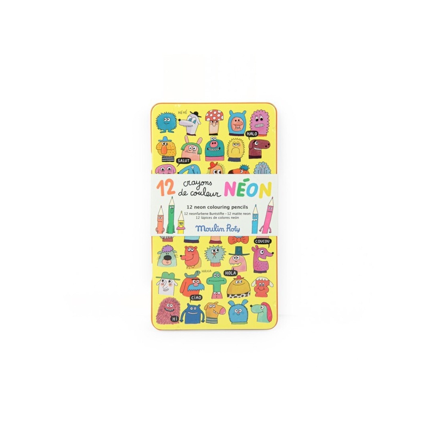 12 Lápices de Colores Neón Les Petites Merveilles